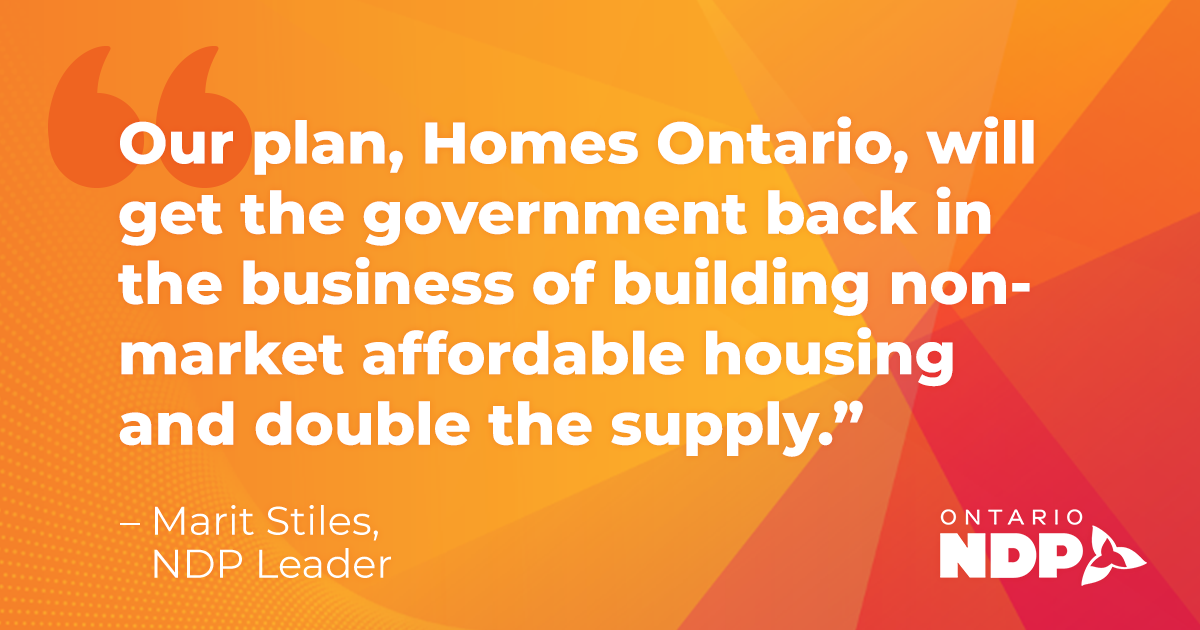 Stiles challenges Ford to say yes to NDP's ambitious plan to