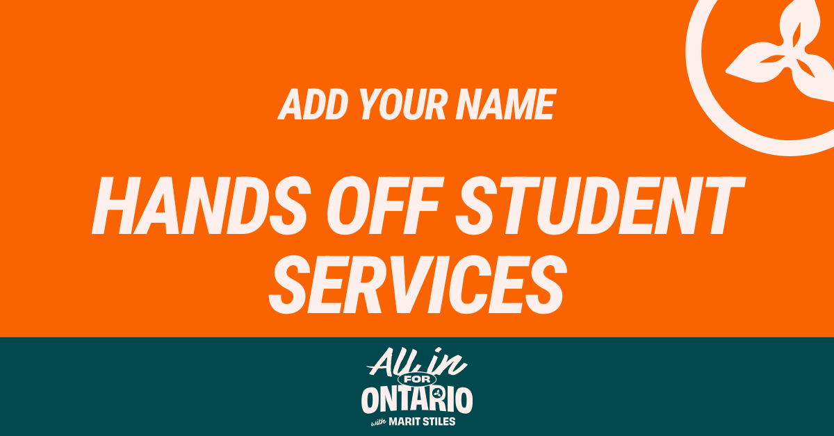 HANDS OFF STUDENT SERVICES