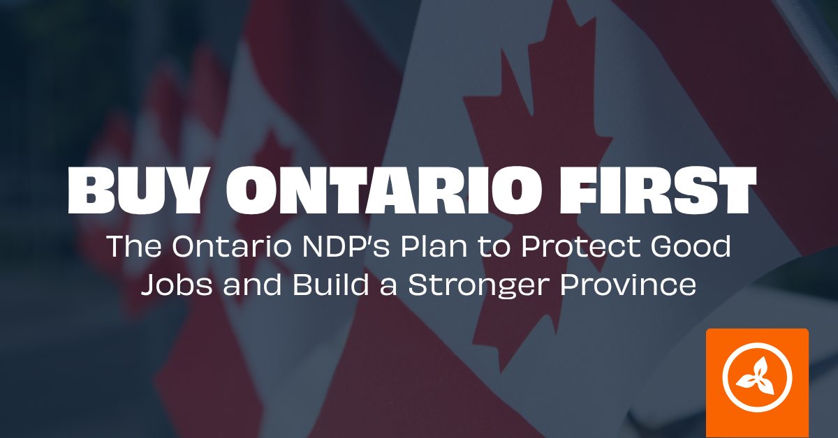 Buy Ontario First
