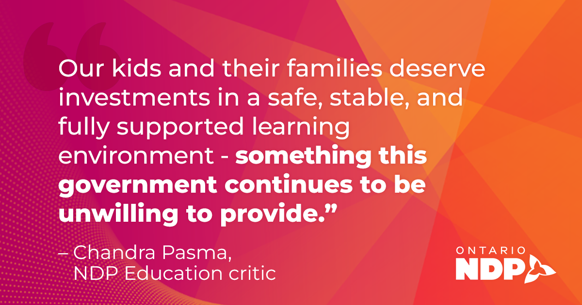 NDP response to CUPE announcement « Ontario NDP