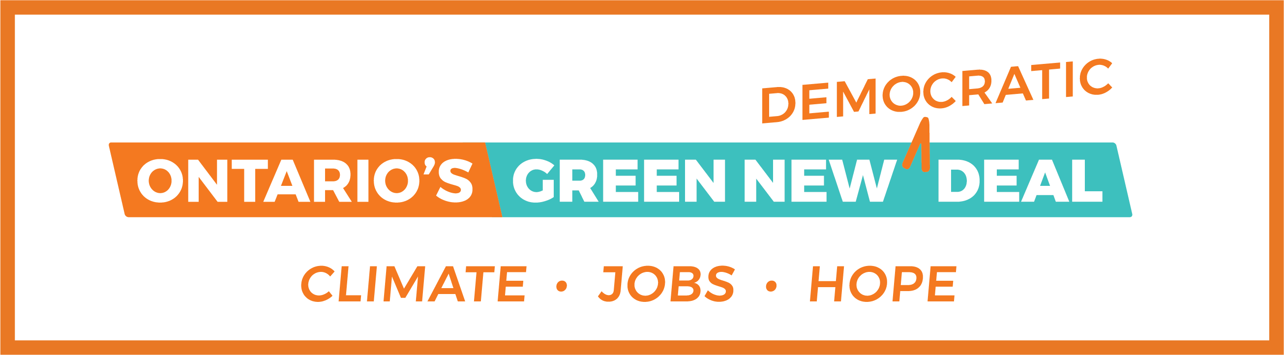 Support Our Green New Democratic Deal