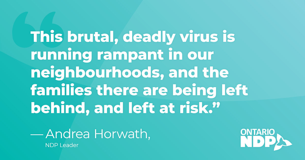 Horwath, Nann call on Ford to make Hamilton postal codes hotspots and