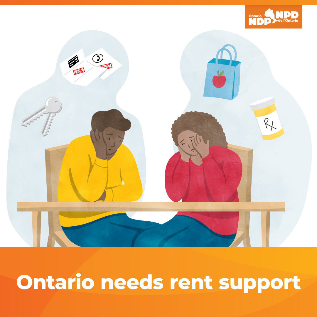 People need a rent subsidy to get through COVID19 Horwath « Ontario NDP