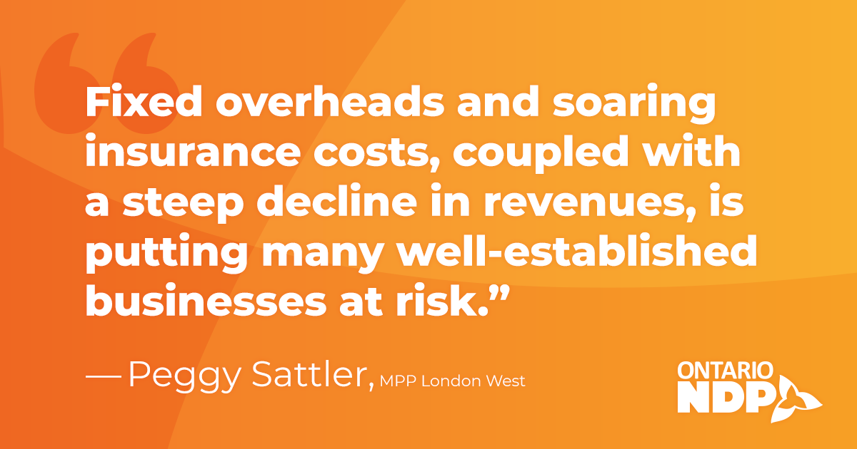 Sattler Emergency rent subsidy needed urgently to save struggling